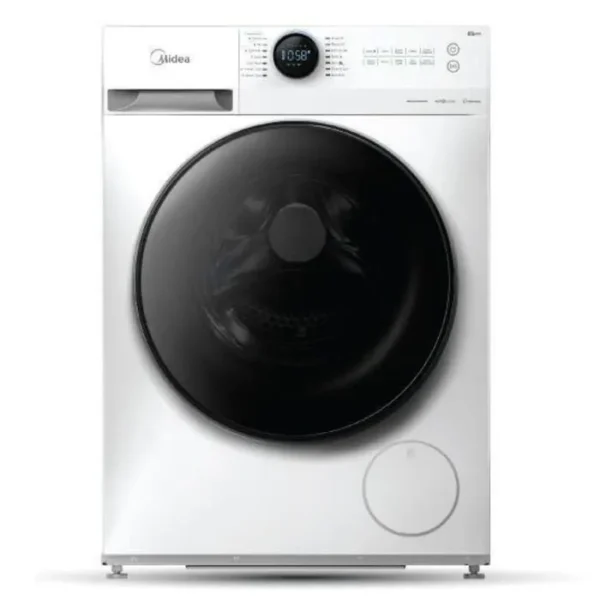 სარეცხი მანქანა წინა ჩატვირთვით Midea MF200W90WB/W
