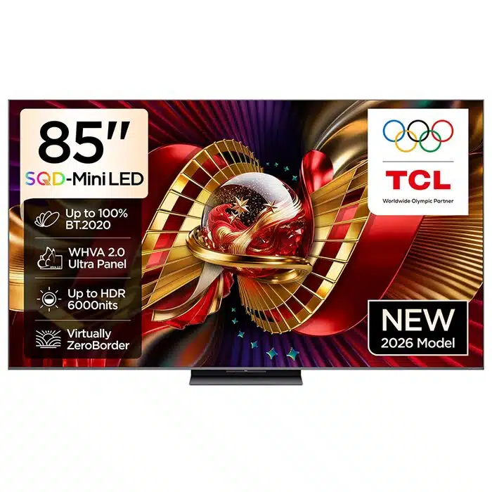 TV/ MiniLED/ TCL/ SQD-Mini LED TV 85"(216cm)/ 85C8L 4K Google TV TV/ MiniLED/ TCL/ SQD-Mini LED TV 85"(216cm)/ 85C8L 4K Google TV - Image 1