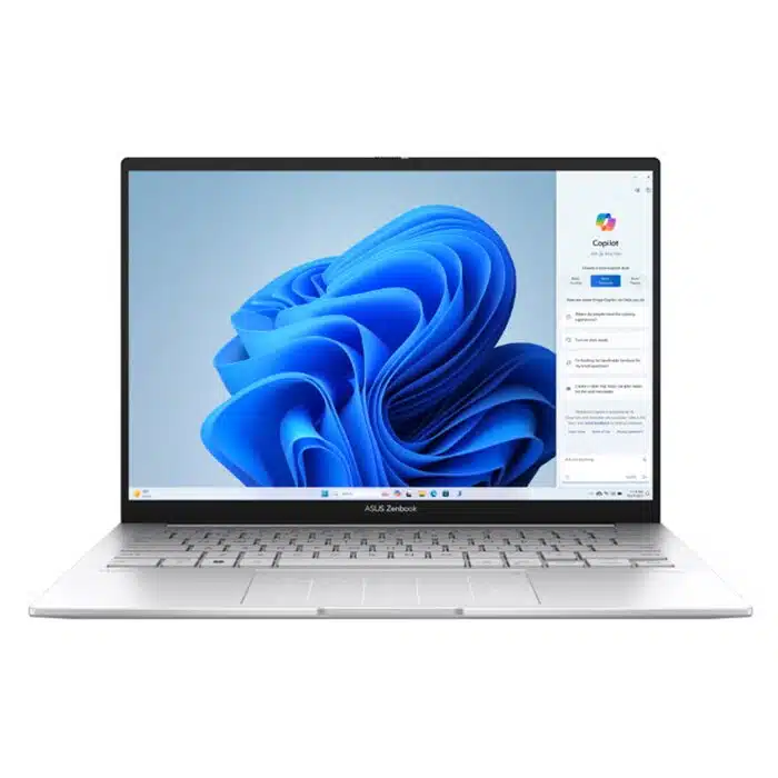 Notebook/ Asustek/ Zenbook 14" OLED Touch FHD Ultra 9 285H 32GB 1TB SSD Intel Graphics DOS Silver Notebook/ Asustek/ Zenbook 14" OLED Touch FHD Ultra 9 285H 32GB 1TB SSD Intel Graphics DOS Silver - Image 1