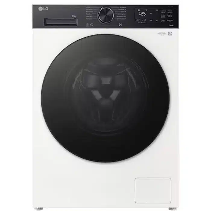 Washing Machine/ (Promo) F2X5PYNY8.AGWQME3 8 KG 1200 RPM 85x60x46 Inverter Rotary Knob Add Wash LED Touch Display Black Tint door White+Black Panel Washing Machine/ (Promo) F2X5PYNY8.AGWQME3 8 KG 1200 RPM 85x60x46 Inverter Rotary Knob Add Wash LED Touch Display Black Tint door White+Black Panel - Image 1